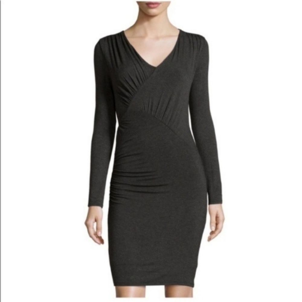 Laundry by Shelli Segal gray dress small petite
